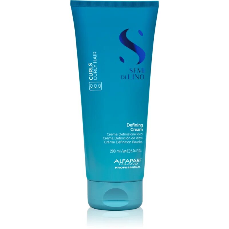 Alfaparf Milano Semi Di Lino Curls Defining Cream krema za definicijo las za kodraste lase 200 ml