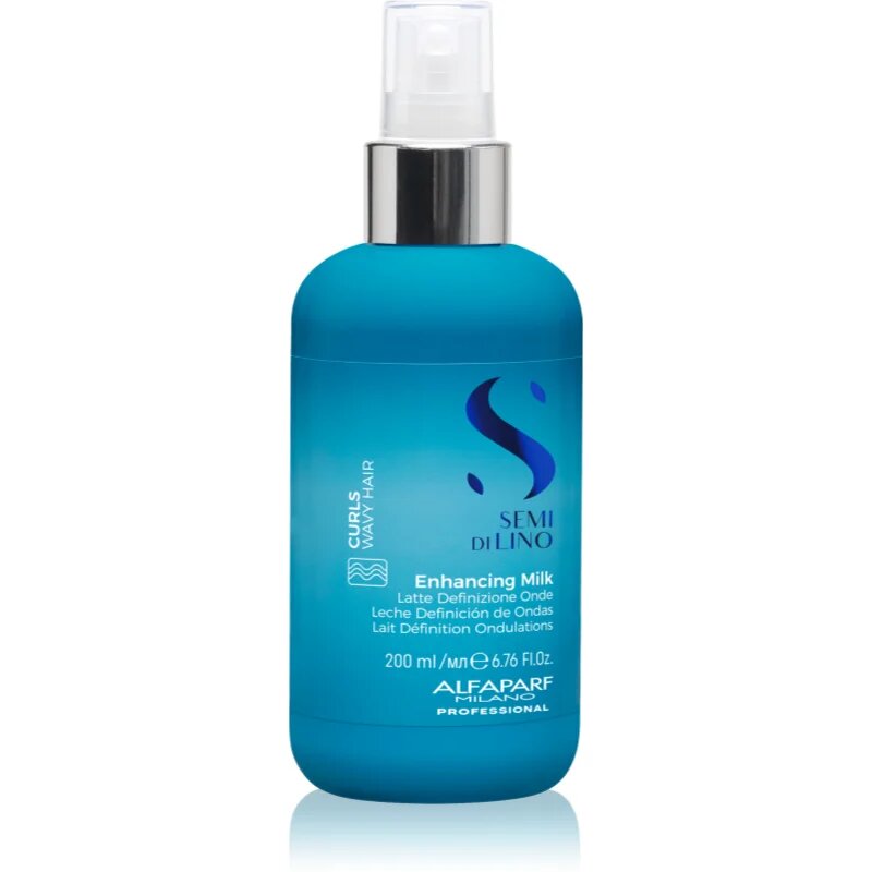 Alfaparf Milano Semi Di Lino Curls Enhancing Milk mleko za definicijo za vse tipe kodrastih las 200 ml