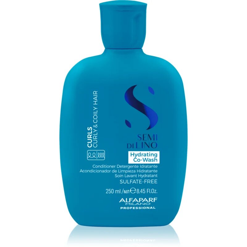Alfaparf Milano Semi Di Lino Curls Hydrating Co-Wash krema za umivanje za lase in lasišče 250 ml