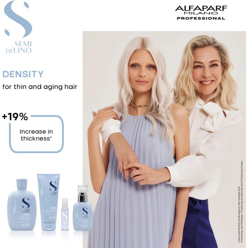 Alfaparf Milano Semi di Lino Density šampon za zgostitev za tanke lase 250 ml