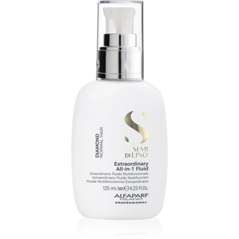 Alfaparf Milano Semi di Lino Diamond Extraordinary All-in-1 Fluid nega las brez spiranja za popoln videz las 125 ml