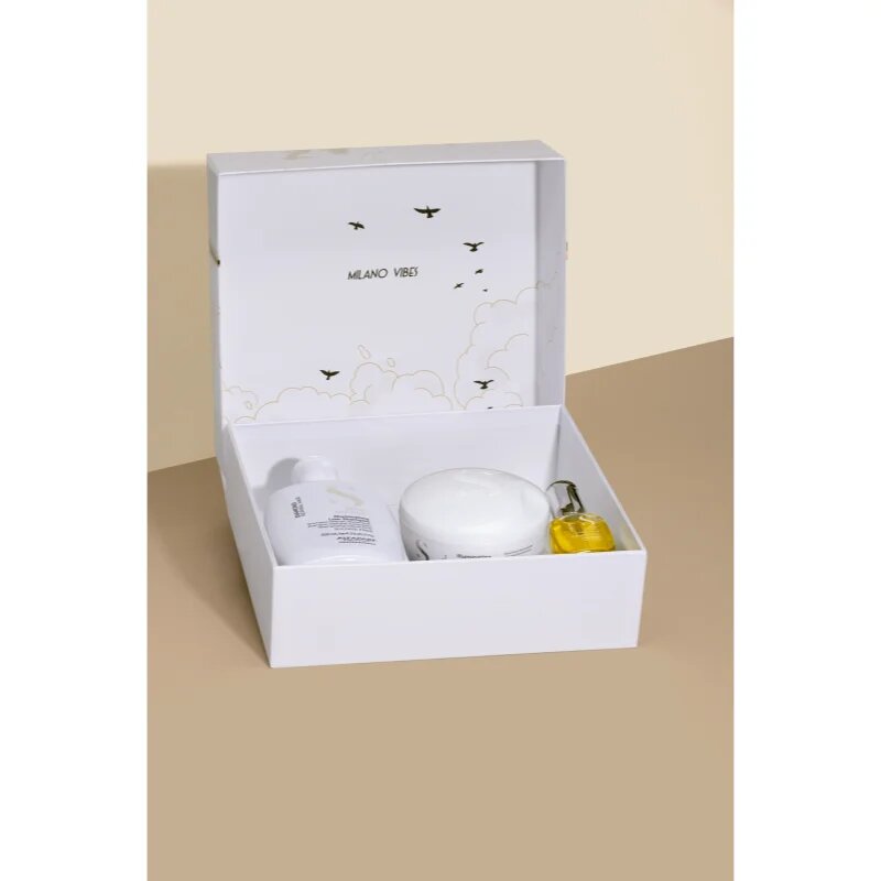 Alfaparf Milano Semi di Lino Diamond Holiday Kit darilni set za sijaj in mehkobo las