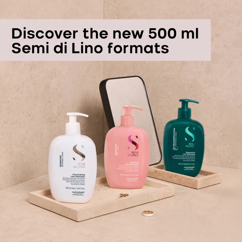 Alfaparf Milano Semi di Lino Diamond Illuminating osvetljevalni šampon za normalne lase 500 ml