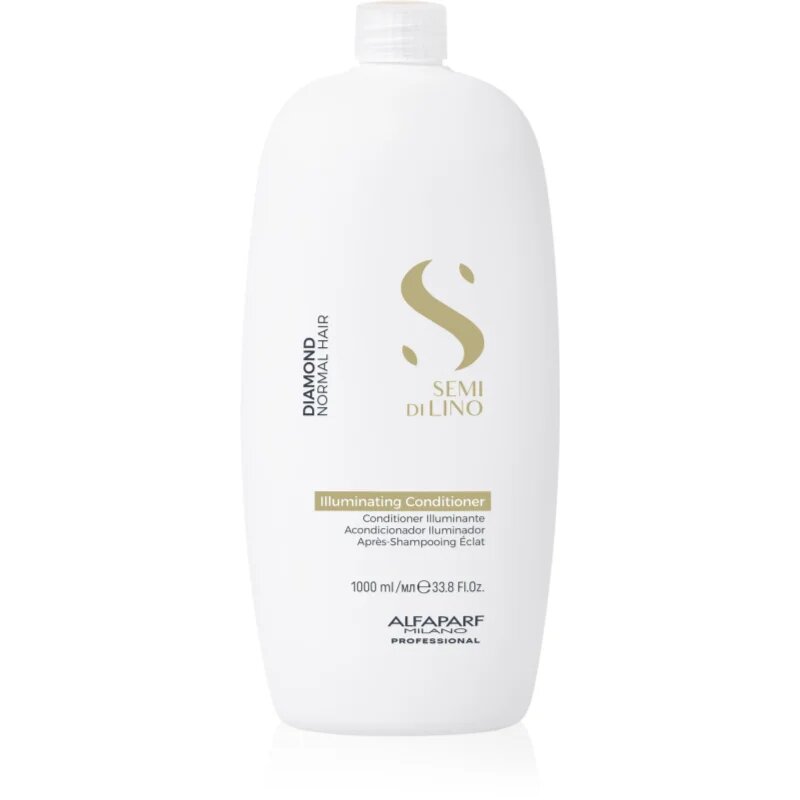 Alfaparf Milano Semi di Lino Diamond Illuminating posvetlitveni balzam za sijaj in enostavno razčesavanje las 1000 ml