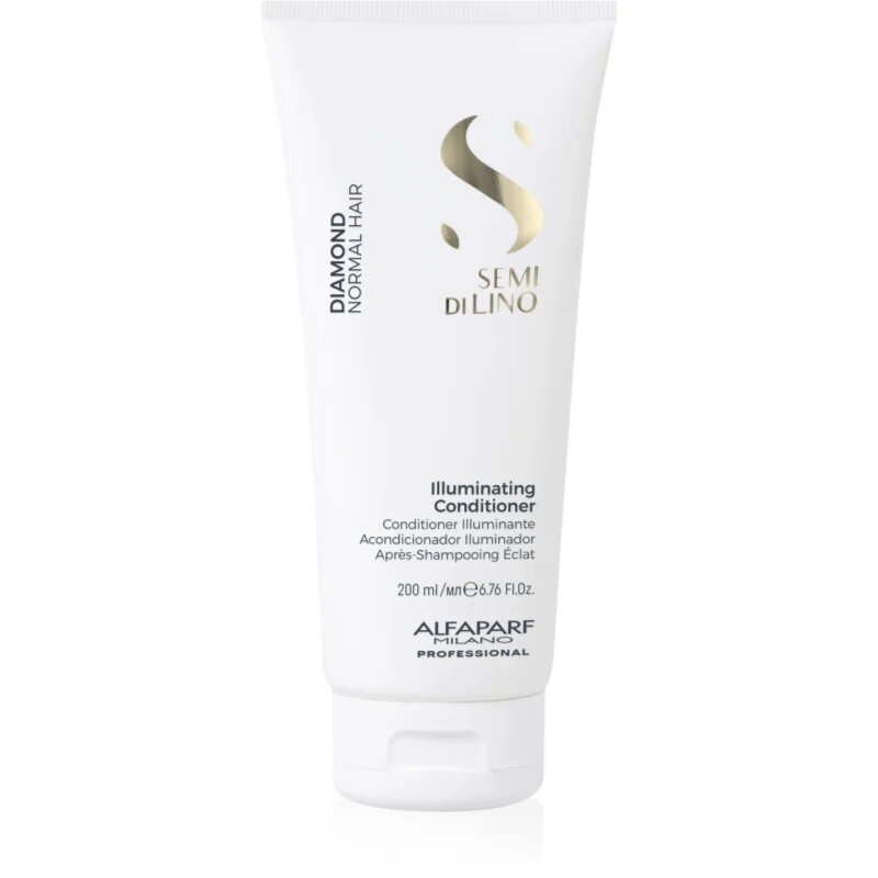 Alfaparf Milano Semi di Lino Diamond Illuminating posvetlitveni balzam za sijaj in enostavno razčesavanje las 200 ml