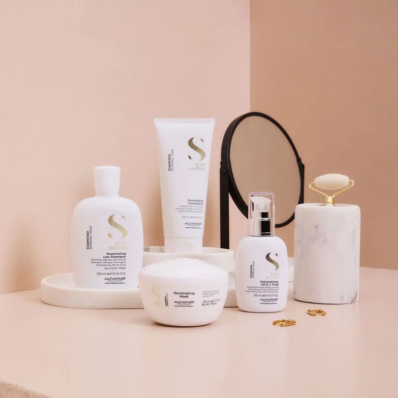 Alfaparf Milano Semi di Lino Diamond Illuminating posvetlitveni balzam za sijaj in enostavno razčesavanje las 200 ml
