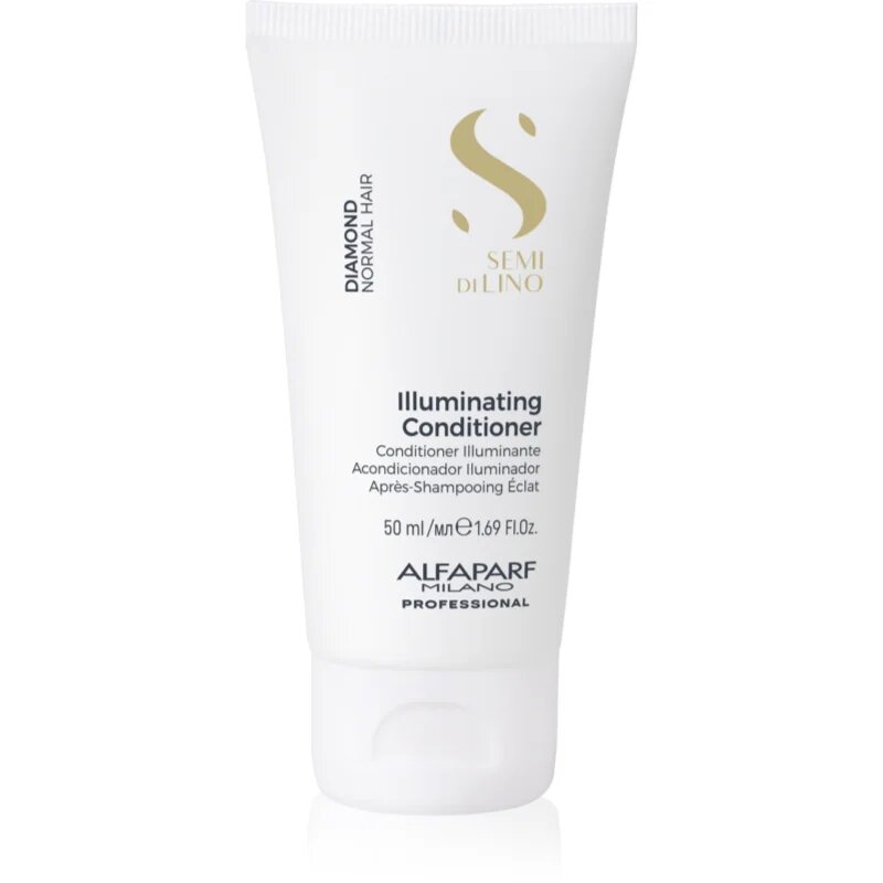 Alfaparf Milano Semi di Lino Diamond Illuminating posvetlitveni balzam za sijaj in enostavno razčesavanje las 50 ml