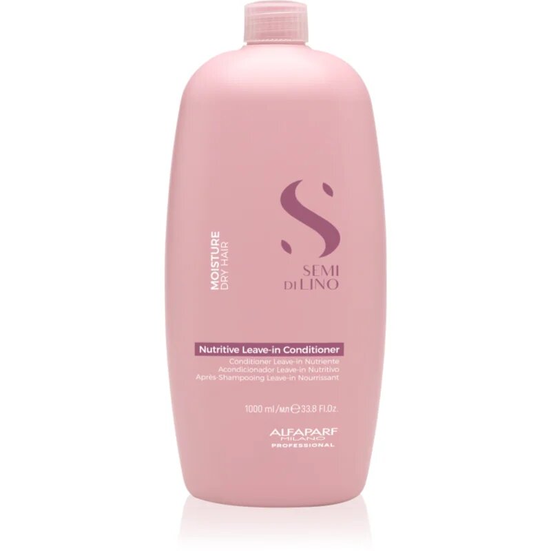 Alfaparf Milano Semi di Lino Moisture balzam brez spiranja za suhe lase 1000 ml