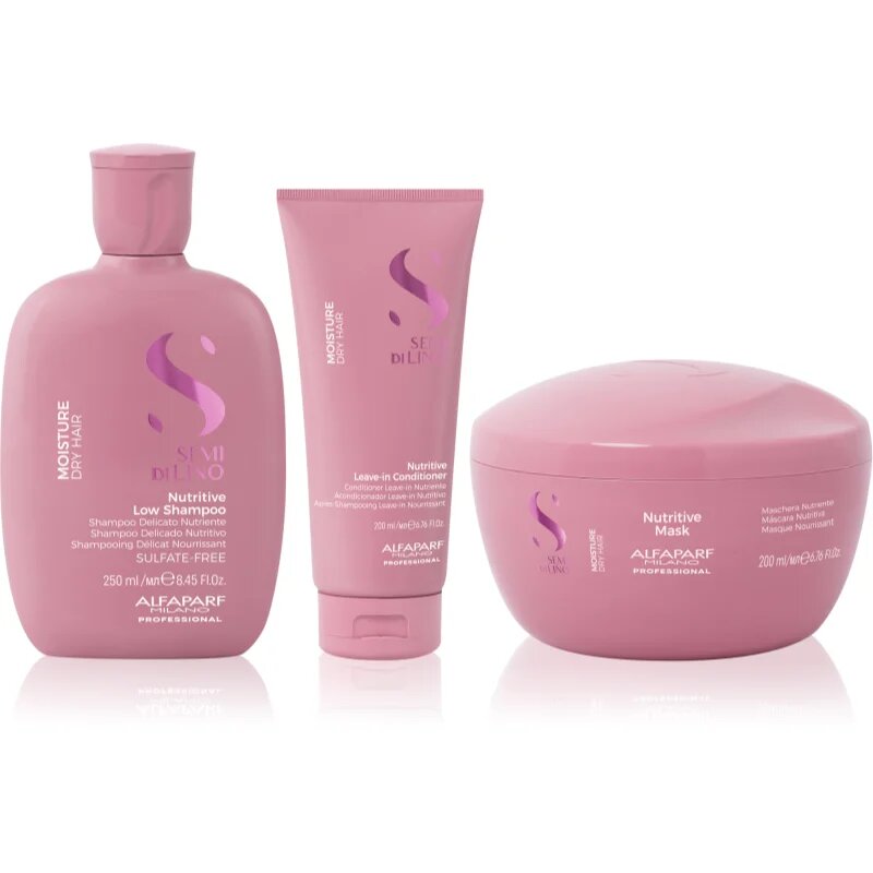 Alfaparf Milano Semi di Lino Moisture Kit set za hidracijo in sijaj
