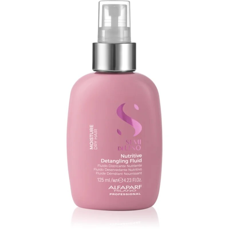 Alfaparf Milano Semi di Lino Moisture Nutritive Detangling Fluid vlažilna nega brez spiranja za lažje razčesavanje las 125 ml