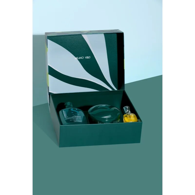 Alfaparf Milano Semi di Lino Reconstruction Holiday Kit darilni set za poškodovane lase 3 kos