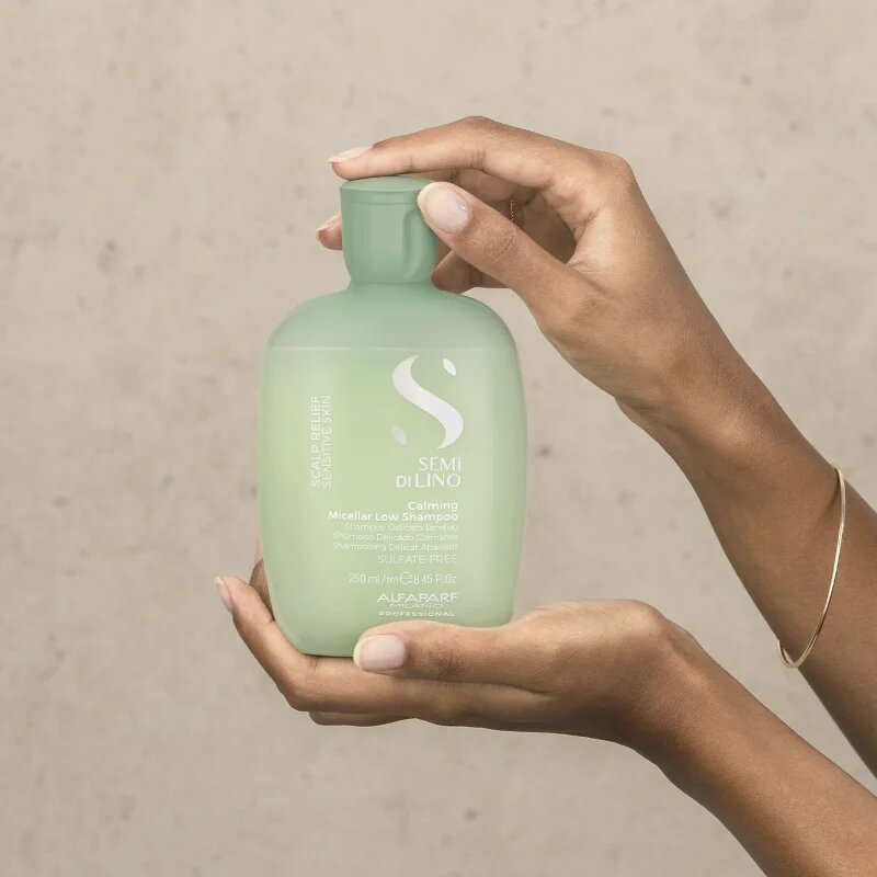 Alfaparf Milano Semi Di Lino Scalp Relief pomirjujoči šampon za občutljivo lasišče 250 ml