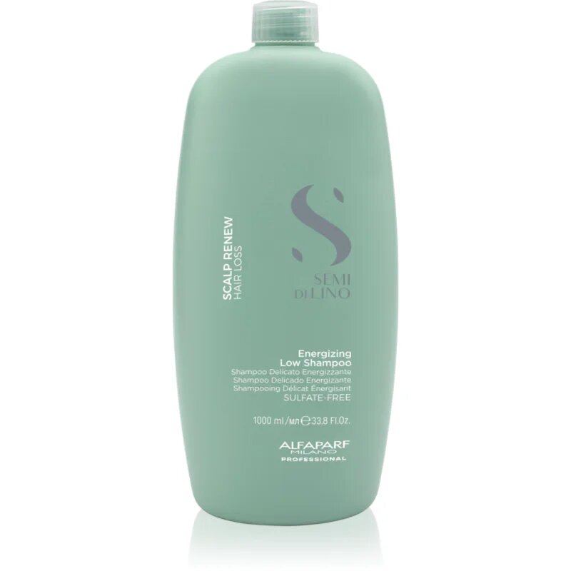 Alfaparf Milano Semi Di Lino Scalp Renew energijski šampon za tanke redke in krhke lase 1000 ml