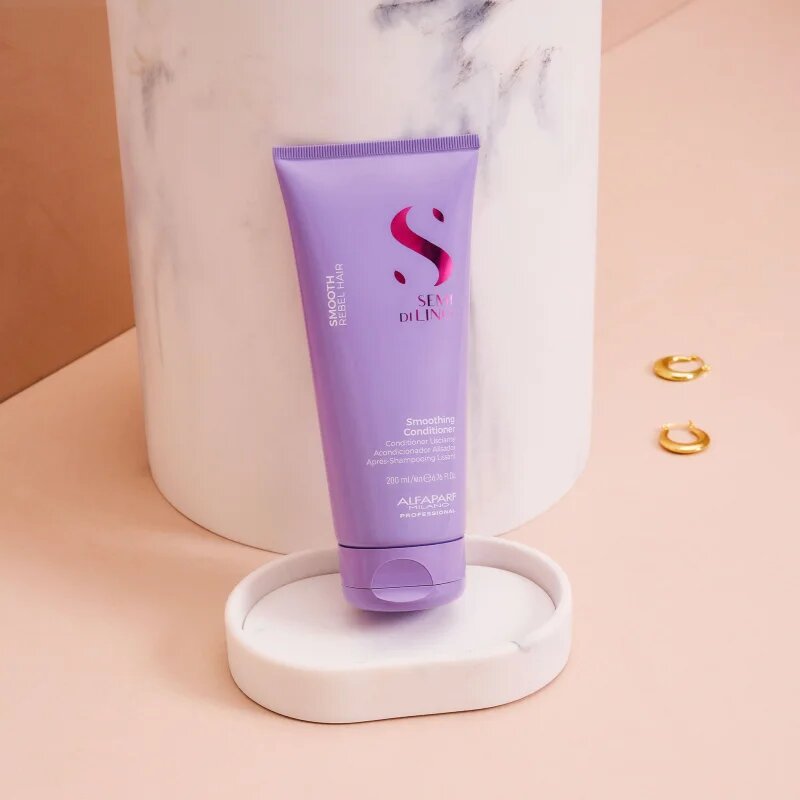 Alfaparf Milano Semi di Lino Smooth balzam za glajenje las za neobvladljive lase 200 ml