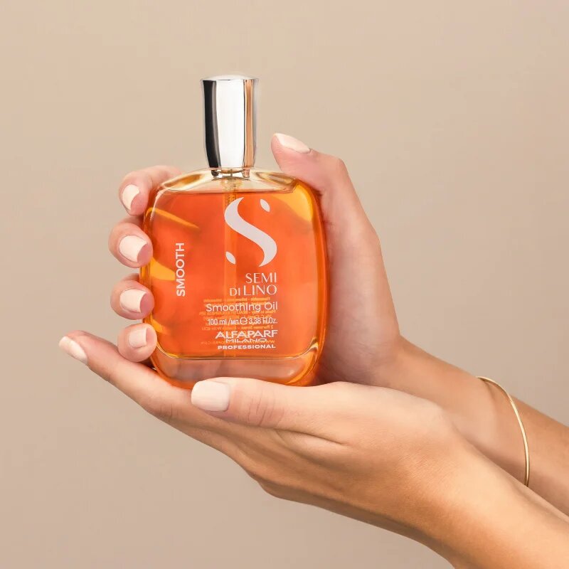 Alfaparf Milano Semi di Lino Smooth gladilno olje za neobvladljive lase 100 ml