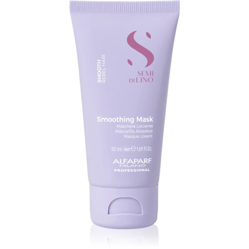 Alfaparf Milano Semi di Lino Smooth maska za glajenje las za neobvladljive lase 50 ml