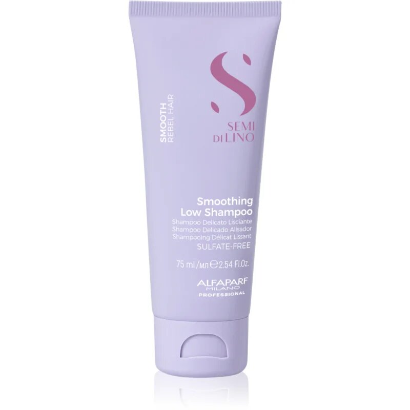 Alfaparf Milano Semi di Lino Smooth šampon za glajenje las za neobvladljive lase 75 ml