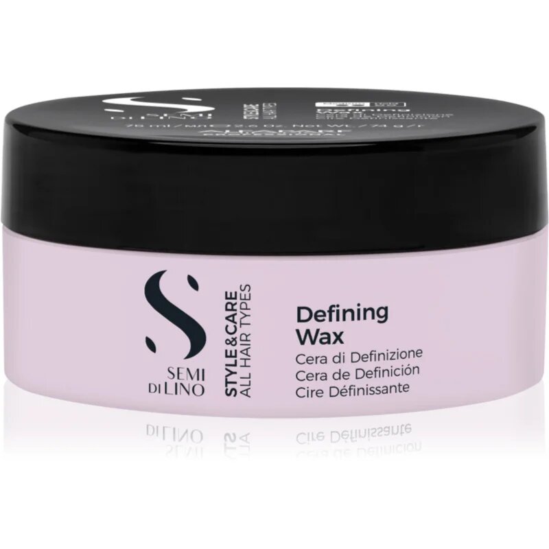 Alfaparf Milano Semi di Lino Style&Care Defining wax modelirni vosek za obliko 75 ml