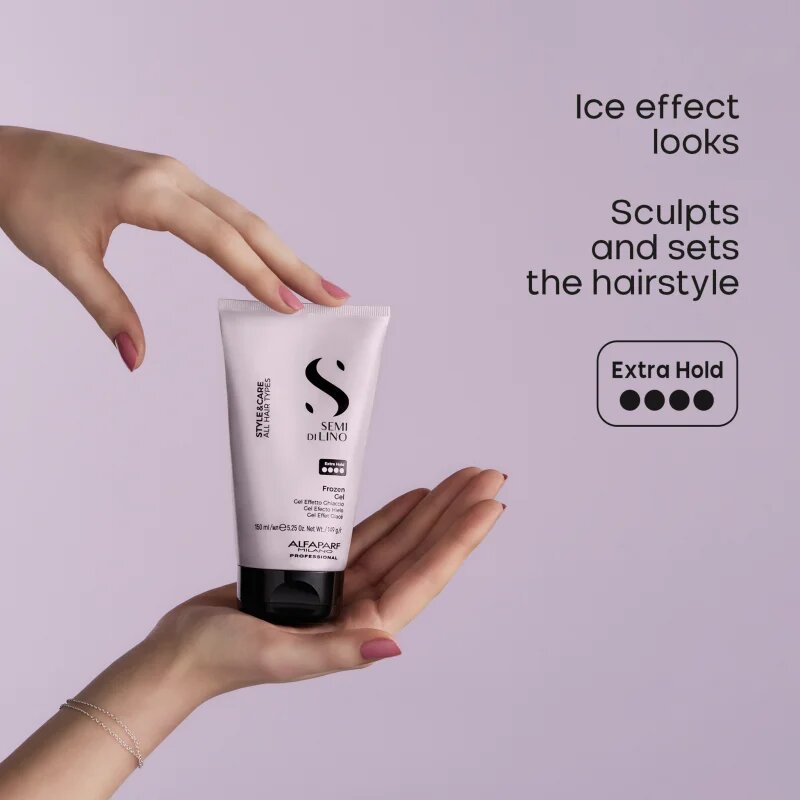 Alfaparf Milano Semi di Lino Style&Care Frozen gel stiling gel z ekstra močnim utrjevanjem 150 ml