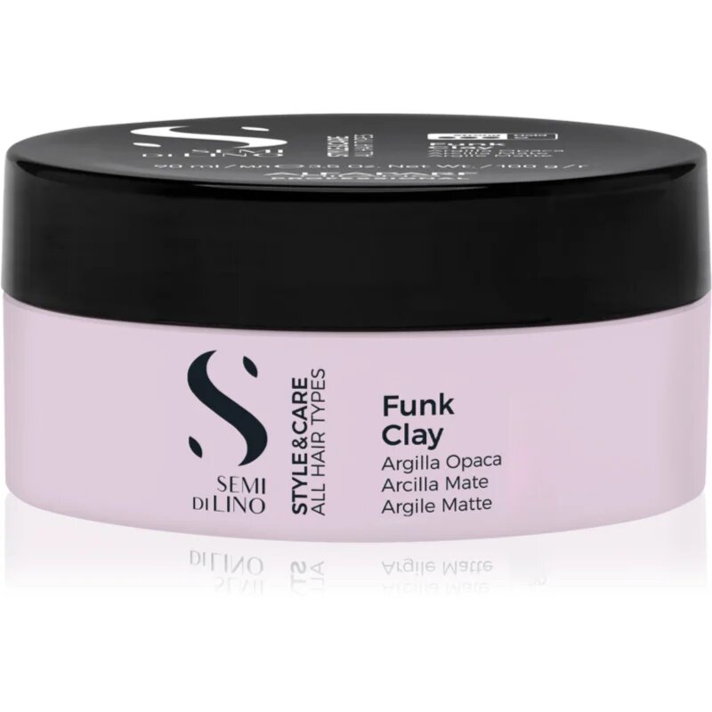Alfaparf Milano Semi di Lino Style&Care Funk Clay glina za modeliranje za obliko 90 ml