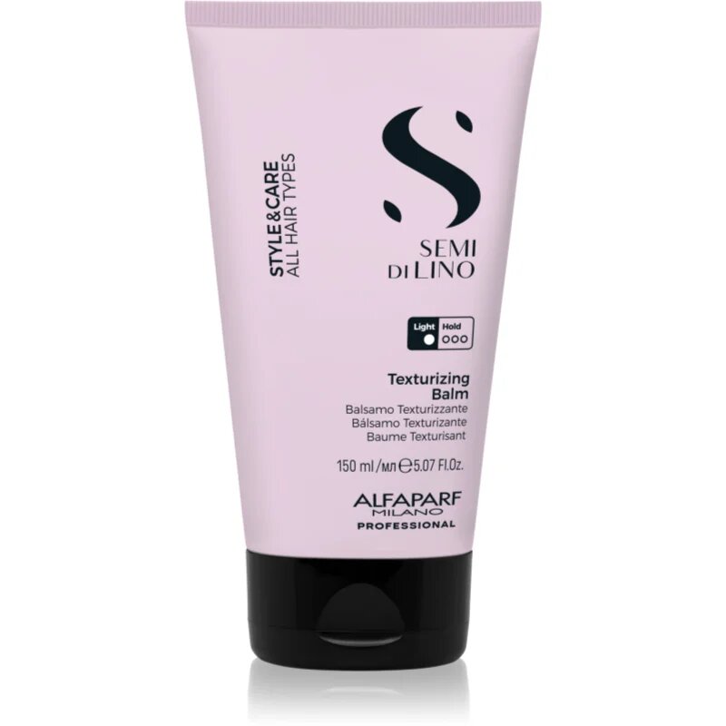 Alfaparf Milano Semi di Lino Style&Care Texturizing Balm vlažilna stiling krema za naraven videz 150 ml