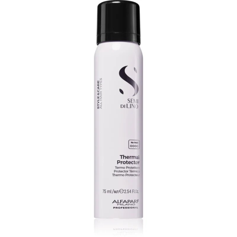 Alfaparf Milano Semi di Lino Style&Care Thermal Protector zaščitno pršilo za toplotno oblikovanje las z UV filtrom 75 ml