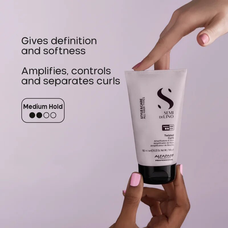 Alfaparf Milano Semi di Lino Style&Care Twisted curls stiling krema za definicijo valov 150 ml