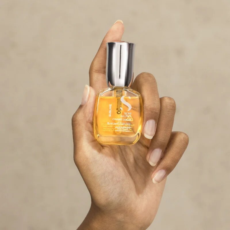 Alfaparf Milano Semi di Lino Sublime Cristalli vlažilno olje za sijaj in mehkobo las 15 ml