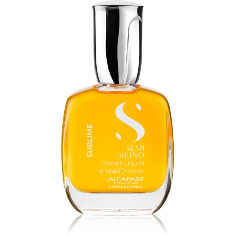 Alfaparf Milano Semi di Lino Sublime Cristalli vlažilno olje za sijaj in mehkobo las 30 ml