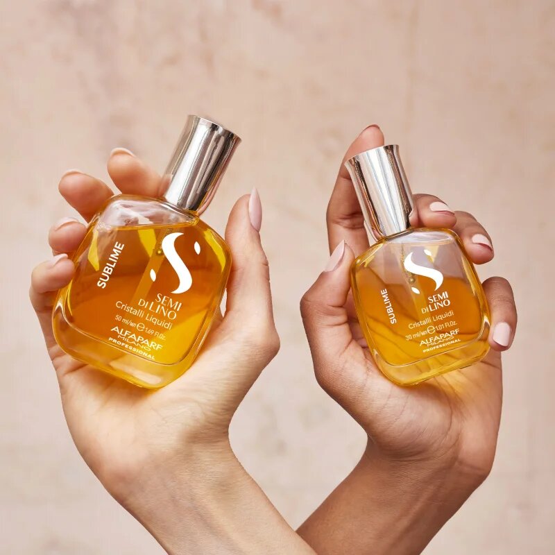 Alfaparf Milano Semi di Lino Sublime Cristalli vlažilno olje za sijaj in mehkobo las 50 ml