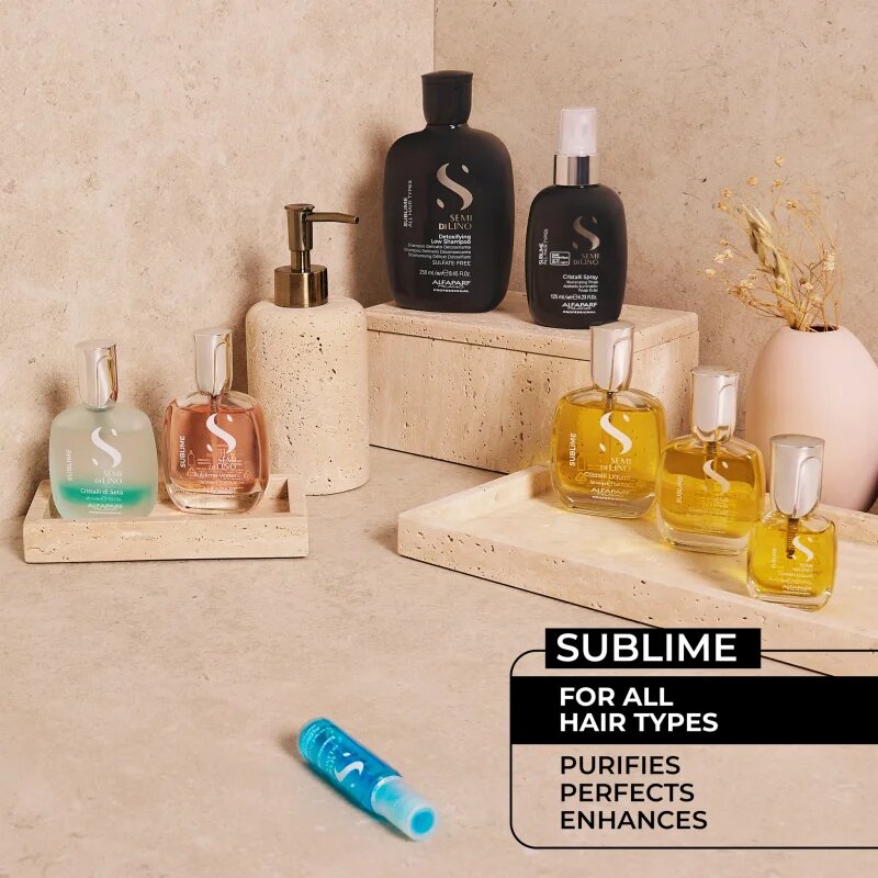Alfaparf Milano Semi di Lino Sublime Liquid Light lasni tretma za sijaj in mehkobo las 250 ml
