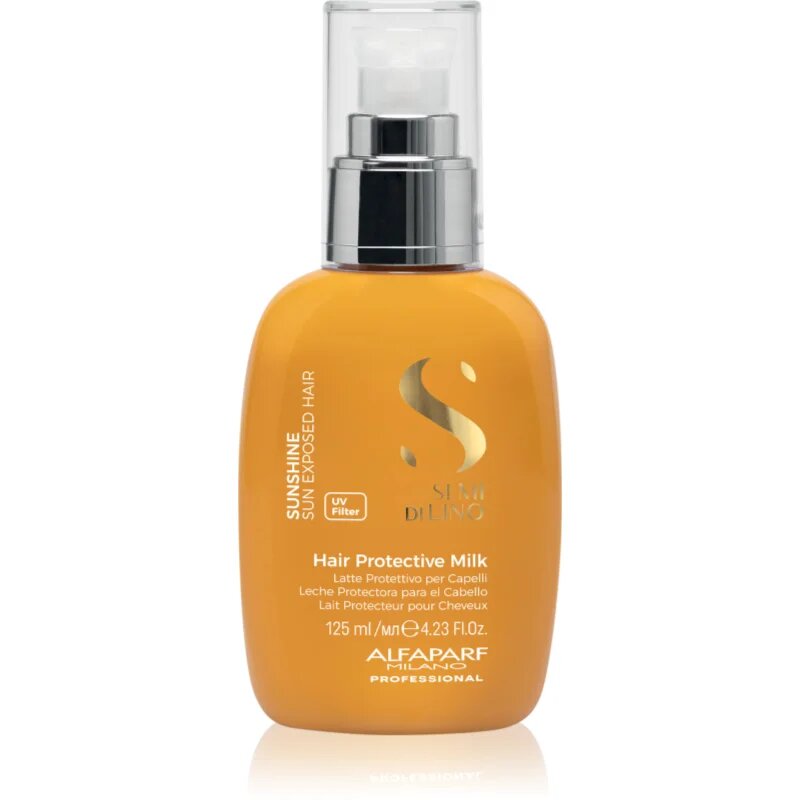 Alfaparf Milano Semi di Lino Sunshine mleko brez spiranja za lase izpostavljene soncu 125 ml