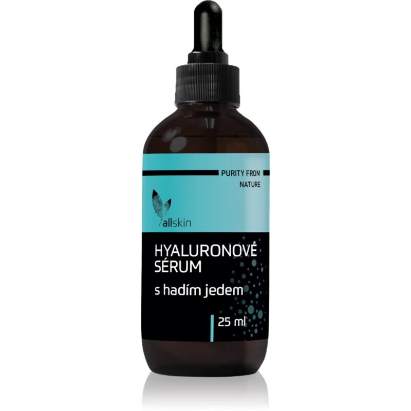 Allnature Allskin Hyaluronic serum with snake venom hialuronski serum proti gubam 25 ml