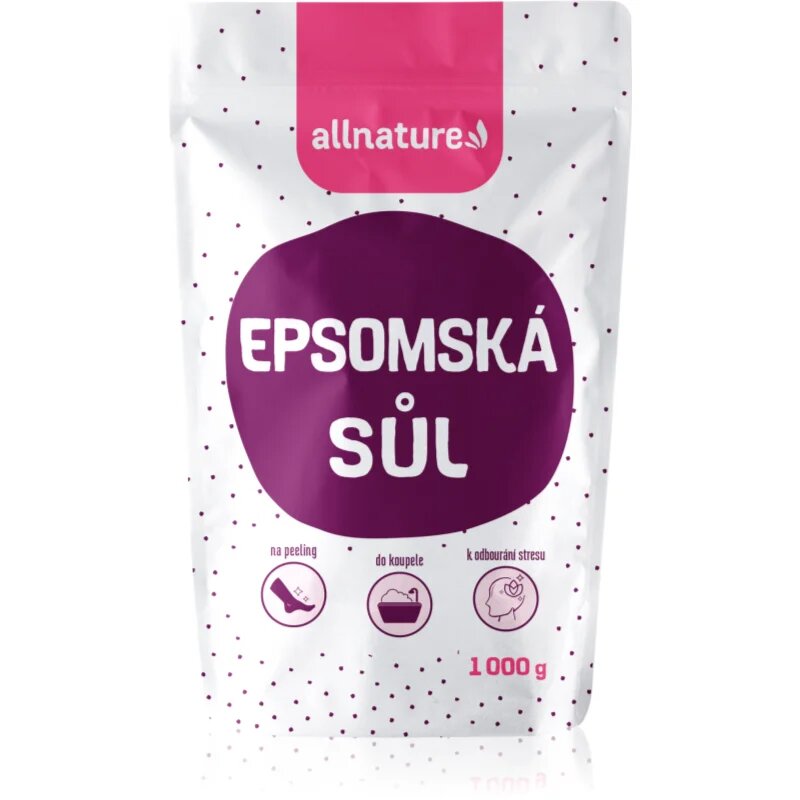 Allnature Epsom salt sol za kopel 1000 g