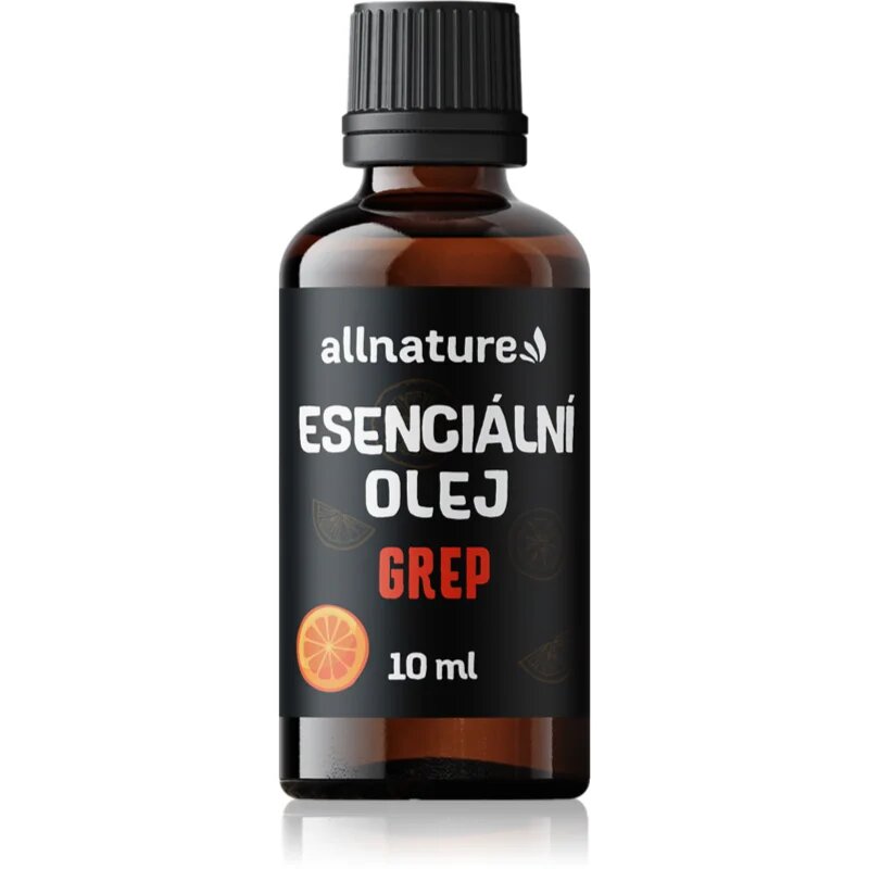 Allnature Essential Oil Grapefruit eterično olje s poživljajočim učinkom 10 ml