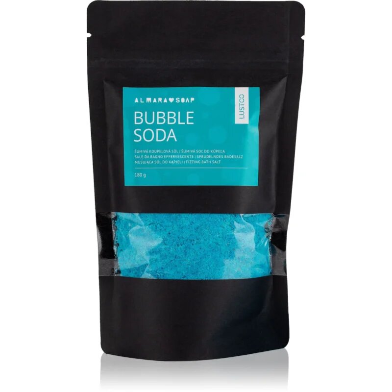 Almara Soap Bath Salt Bubble Soda barvna kopalna sol 180 g