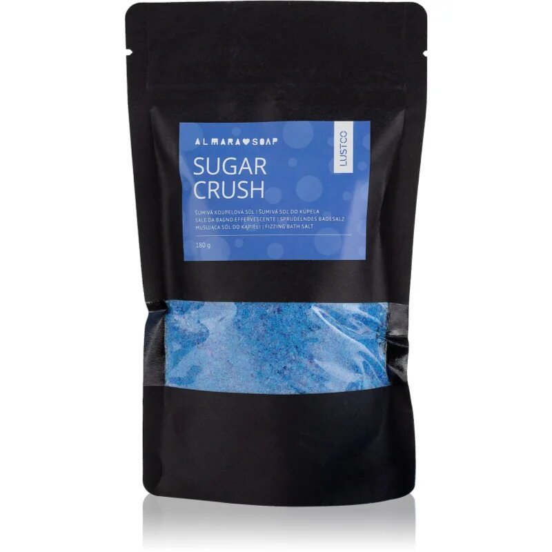 Almara Soap Bath Salt Sugar Crush barvna kopalna sol z vonjem cvetja 180 g