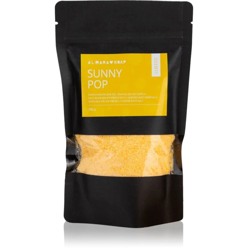 Almara Soap Bath Salt Sunny Pop barvna kopalna sol 180 g