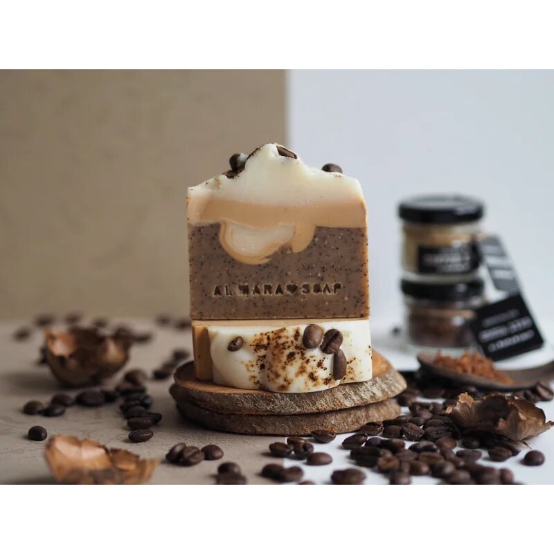 Almara Soap Fancy Coffee Time ročno izdelano milo 100 g