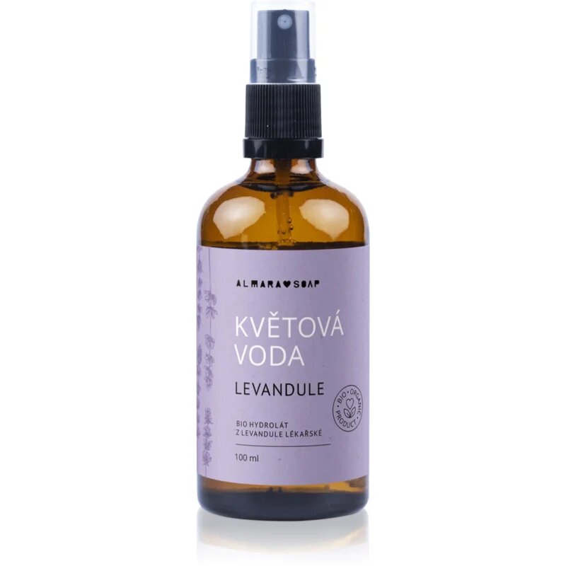 Almara Soap Floral Water Lavender voda za obraz za pomiritev kože 100 ml