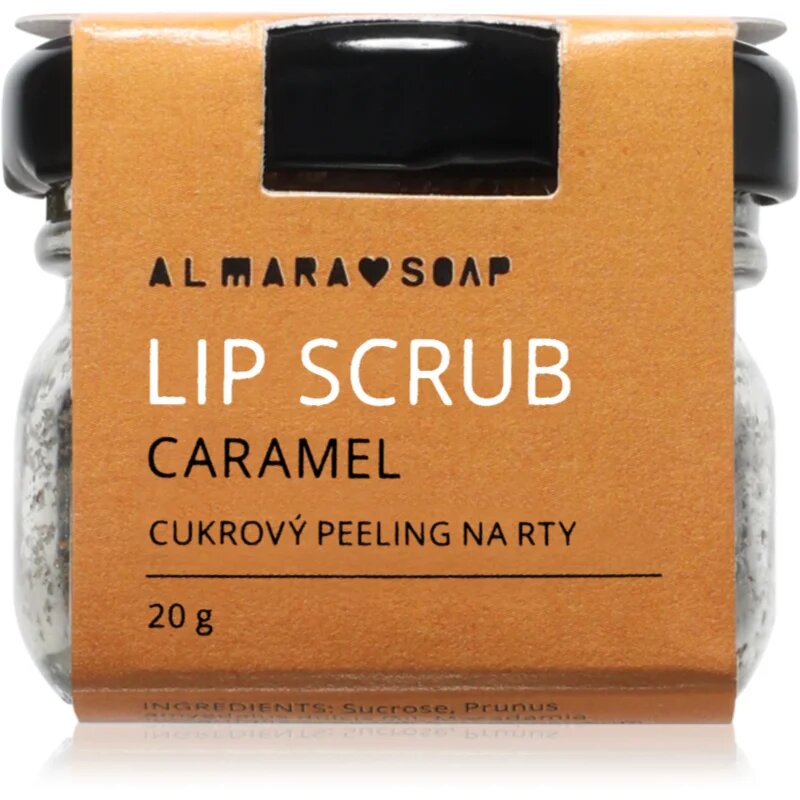 Almara Soap Lip Scrub sladkorni piling za ustnice Caramel 20 g