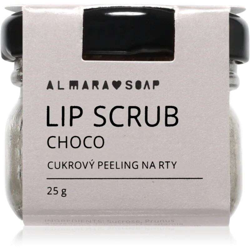 Almara Soap Lip Scrub sladkorni piling za ustnice Choco 25 g