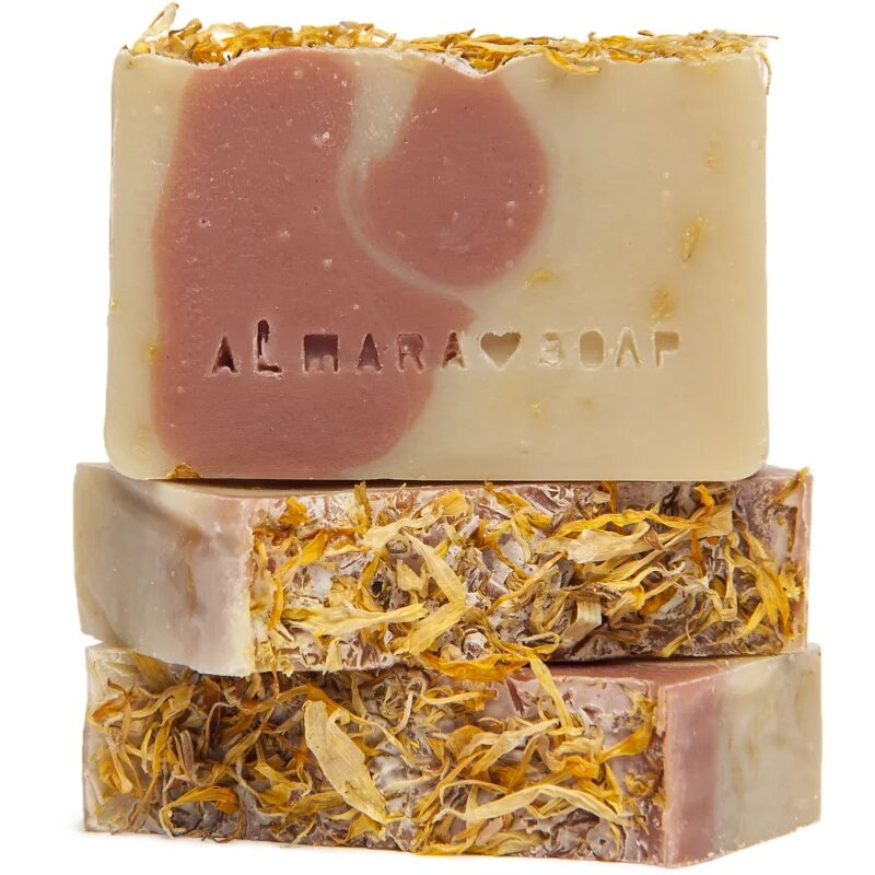 Almara Soap Natural Calendula naravno milo za suho in občutljivo kožo 90 g