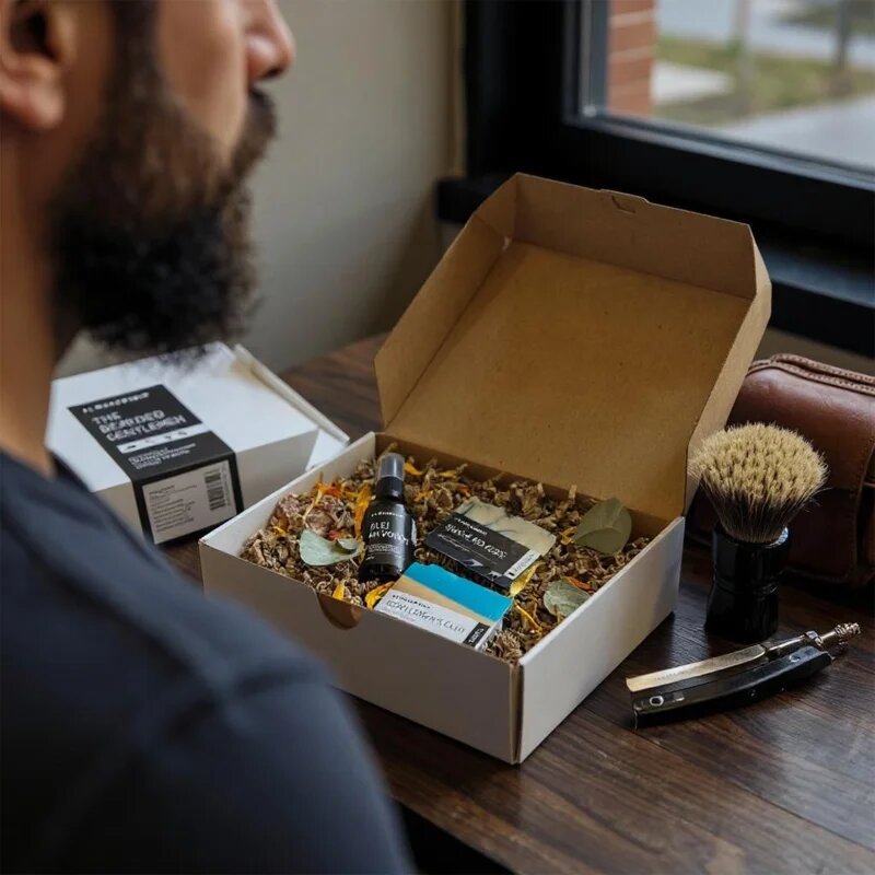 Almara Soap The Bearded Gentlemen darilni set za brado za moške
