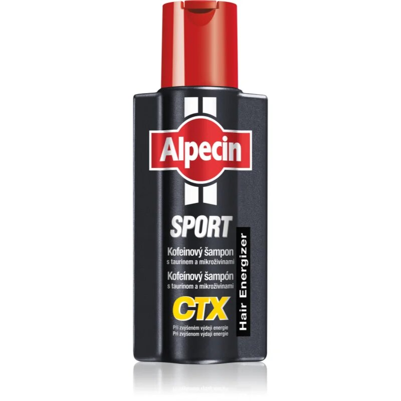 Alpecin Sport CTX kofeinski šampon proti izpadanju las pri povečani porabi energije 250 ml