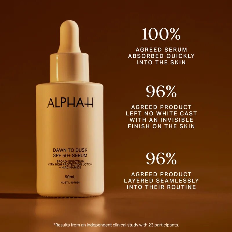 Alpha-H Dawn to Dusk lahki serum SPF 50+ 50 ml
