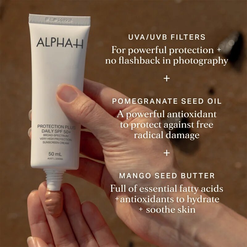 Alpha-H Protection Plus dnevna vlažilna krema SPF 50+ 50 ml