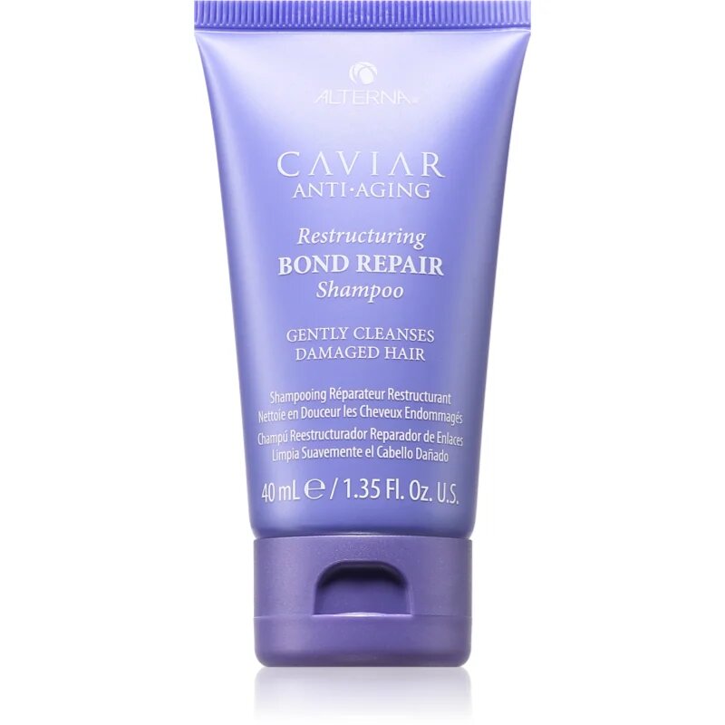 Alterna Caviar Anti-Aging Restructuring Bond Repair obnovitveni šampon za šibke lase 40 ml