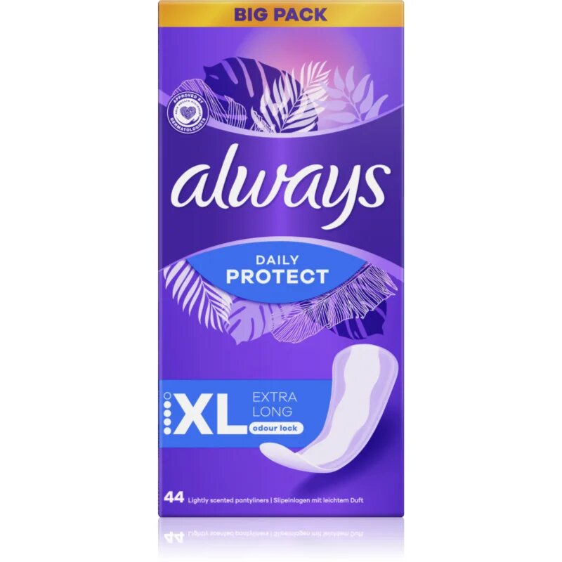 Always Dailies Long Plus Extra dnevni vložki 44 kos
