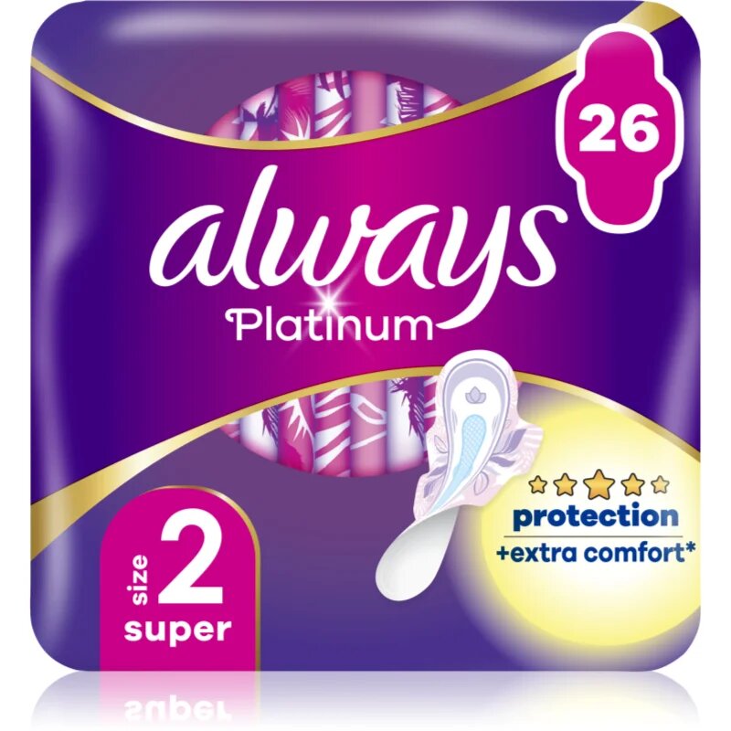 Always Platinum Super Size 2 vložki 26 kos